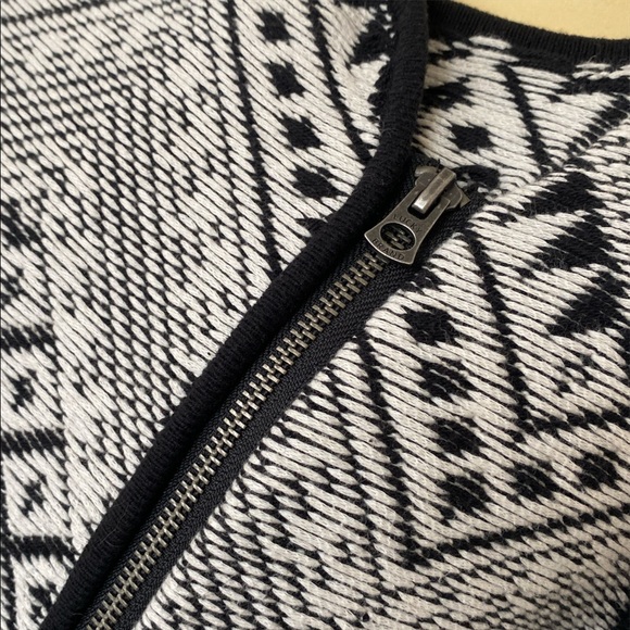 LUCKY BRAND | Knit Aztec Moto Sweater Jacket - Picture 4 of 8